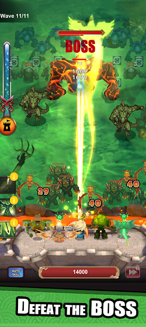 Warrior Fight IDLE Defense Screenshot 1