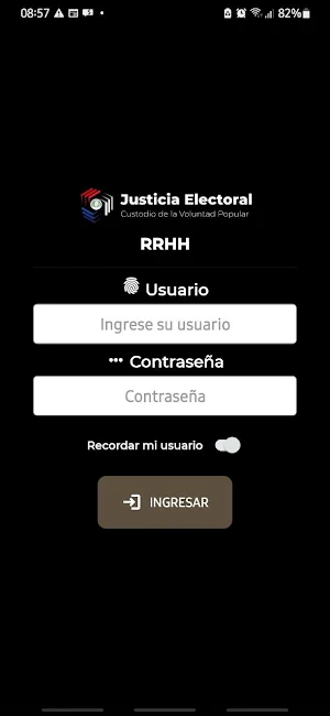 RRHH - Justicia Electoral Screenshot 0