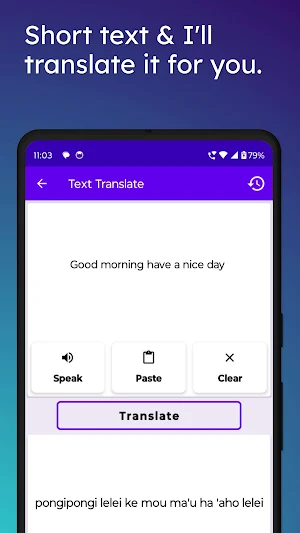 English To Tongan Translator Screenshot 2