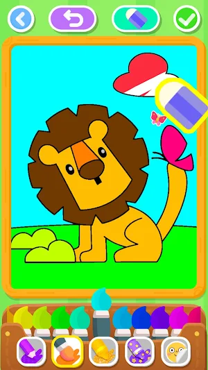 Kids Coloring Fun - Kids Games Screenshot 2