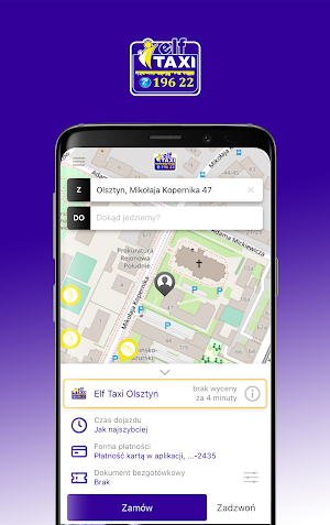 Elf Taxi Olsztyn Screenshot 1