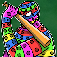 Scary Granny escape Pop it