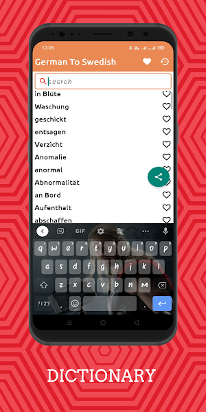 German To Swedish Dictionary Offline Screenshot 1