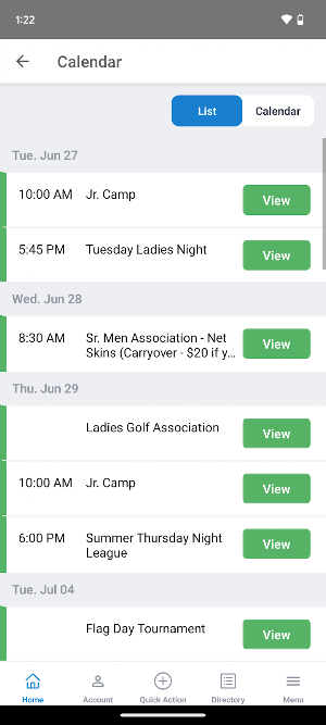 River Oaks App Screenshot 2