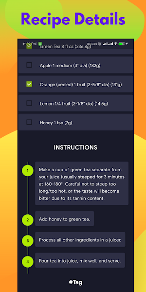 Fruit And Vegetable Juice Recipes For Weight Loss Screenshot 3