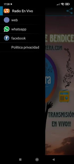 radio lumbrera luz en tucamino Screenshot 1