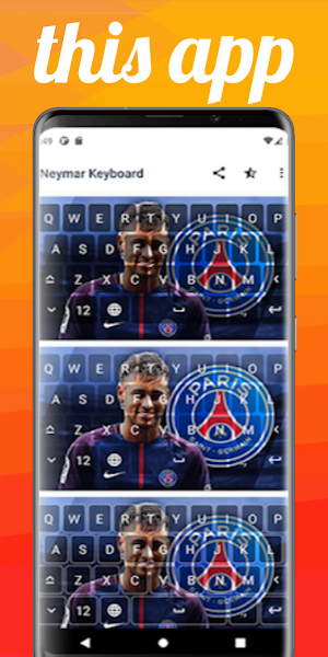 keyboard for neymar fans Screenshot 0