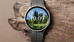 Lake on the edge - Watch Face Screenshot 1