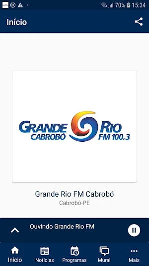 Grande Rio FM - Cabrobó Screenshot 0