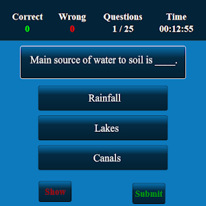 Natural Resources MCQ Screenshot 1