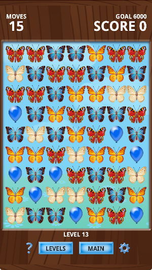 Butterfly Playtime Match 3 Screenshot 1