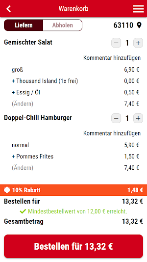 Food Galaxy Screenshot 1