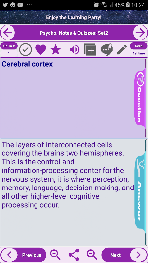 Psychology Body of Knowledge:C Screenshot 1