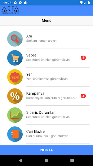 Arfa B2B Uygulaması Screenshot 1