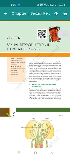 Class 12 Biology Notes Screenshot 1