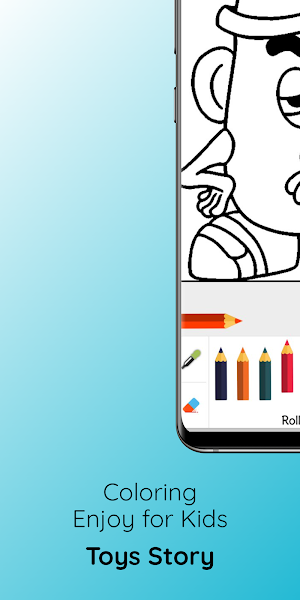Toy Story Coloring Game Screenshot 2