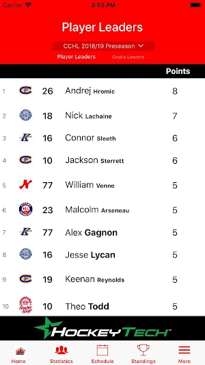 CCHL Screenshot 2