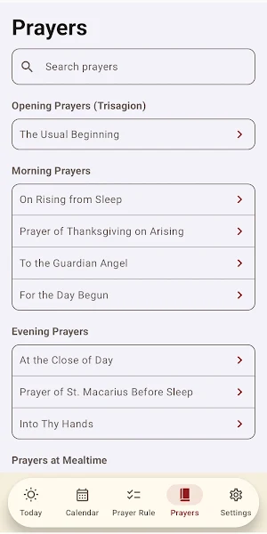 Nistikon — Orthodox Calendar Screenshot 2