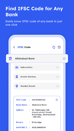 Bank Passbook Mini Statement Screenshot 2