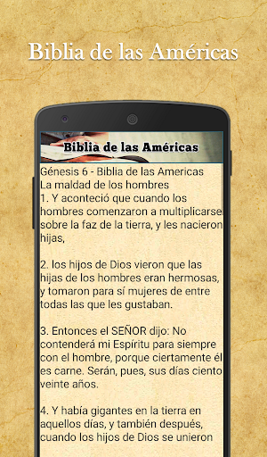 Biblia de las Américas Screenshot 3