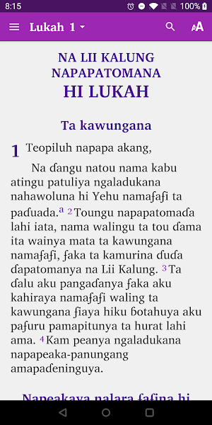 Alkitab Wanukaka Screenshot 0