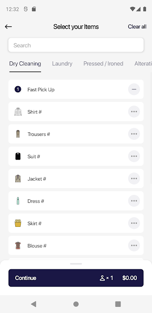 Pinstripe Dry Cleaning Screenshot 2