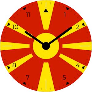 Macedonia Analog Watch Face Screenshot 3