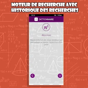 Dictionnaire mathématiques Screenshot 2