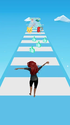 Fame Girl Runner Game Screenshot 0