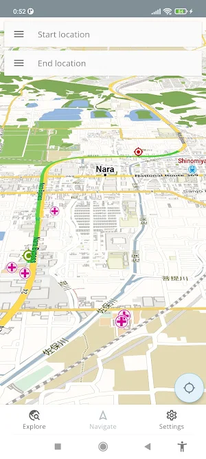 Nara Japan Offline Map Screenshot 1