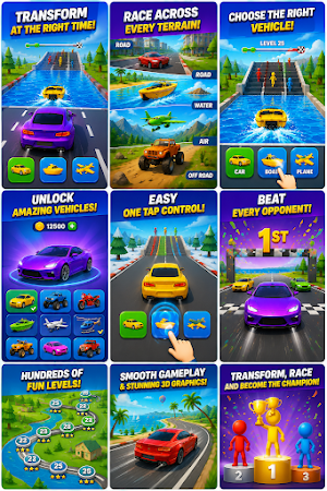 Shape Shift Race 3D Master Screenshot 3