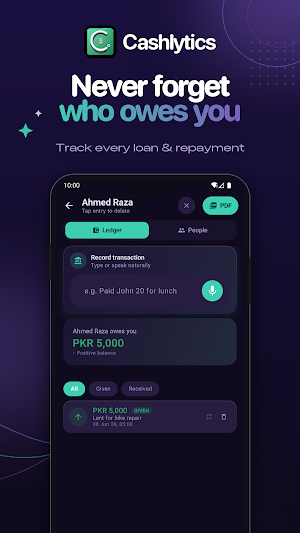 Cashlytics: Expense & Udhaar Screenshot 2