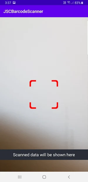 JSCBarcodeScanner Screenshot 1