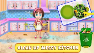 High School Cafe Cleanup – Building Repair & Fix Screenshot 1