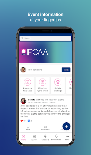 IPCAA Events Screenshot 2