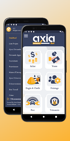 axiaBat Entreprise Mobile Screenshot 2