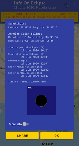 Annular Solar Eclipse Screenshot 1