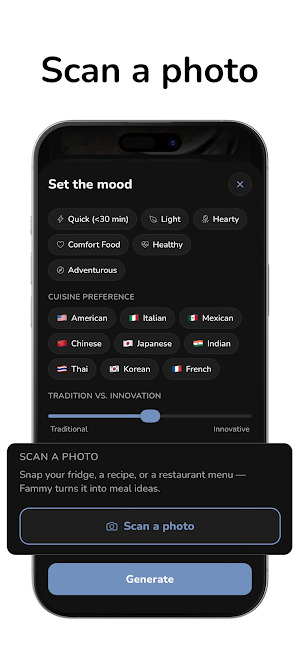 Fampot: What's for dinner? Screenshot 2