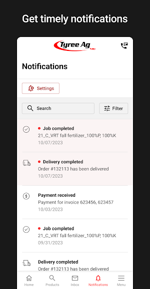 Tyree Ag Portal Screenshot 2