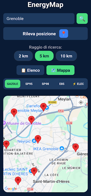 EnergyMap: Fuel & EV Charging Screenshot 2