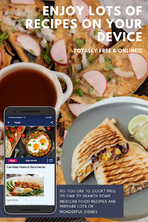 Mexican Food Recipes App Screenshot 2