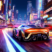 Futuristic Car Racing Games 3D