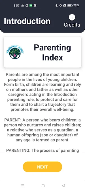 Parenting Index Screenshot 0