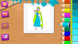 Princess Coloring Color Book Screenshot 0