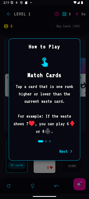 Joker's Solitaire Screenshot 1