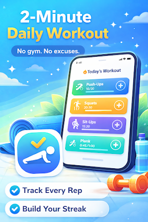 Workout Home Fitness -DailyFit Screenshot 0