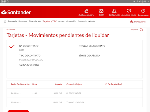 Santander Tablet Empresas Screenshot 2