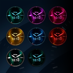 Aurora Sweep Watch Face Screenshot 2