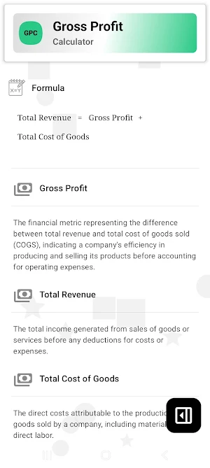 Gross Profit Calculator Screenshot 1