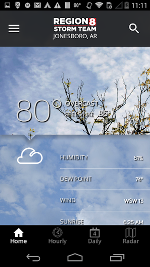 KAIT Region 8 Weather Screenshot 0